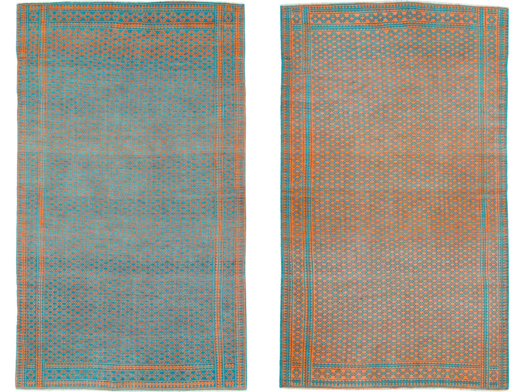 Vintage Persian Reversible Flatweave, No.25562 - Gss