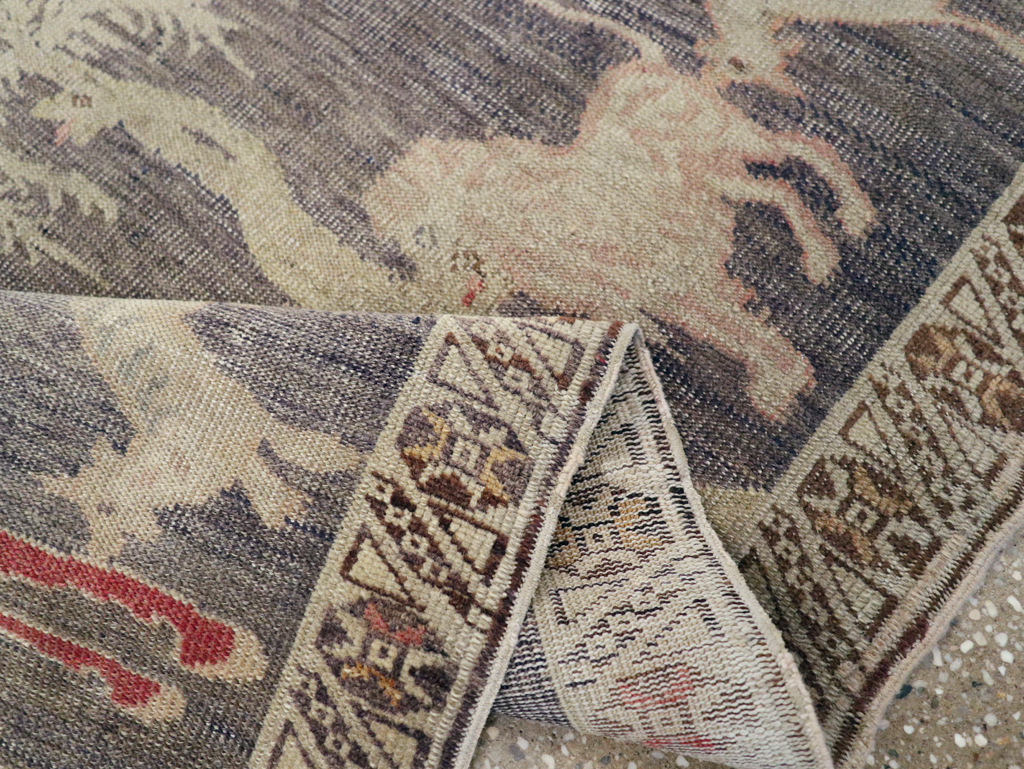 Vintage Kayseri Pictorial Rug, No.25563 - Gss