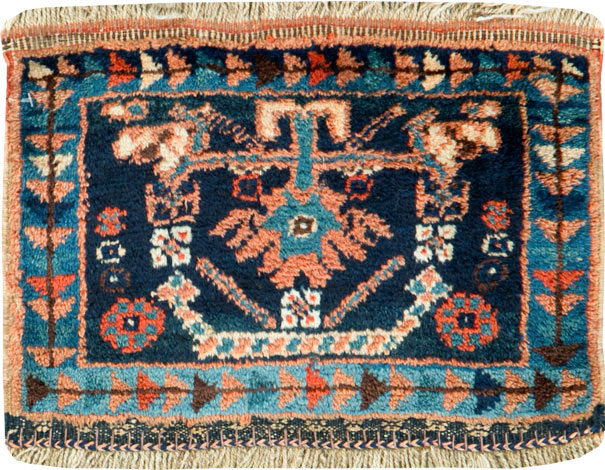 Vintage Persian Afshar Tribal Bag Face, No.25567 - Gss