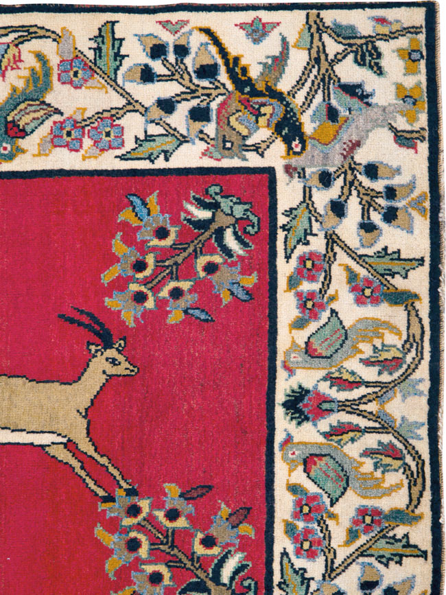 Vintage Tabriz Rug, No.25584 - Gss