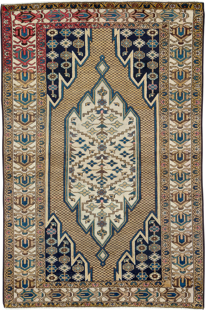 Antique Persian Malayer Rug, No.25585 - Gss