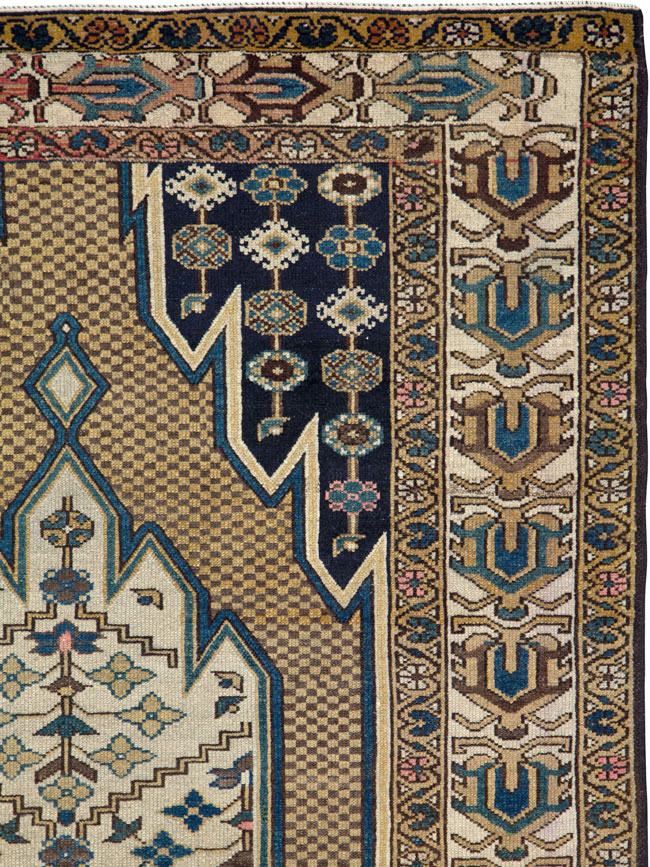 Antique Persian Malayer Rug, No.25585 - Gss
