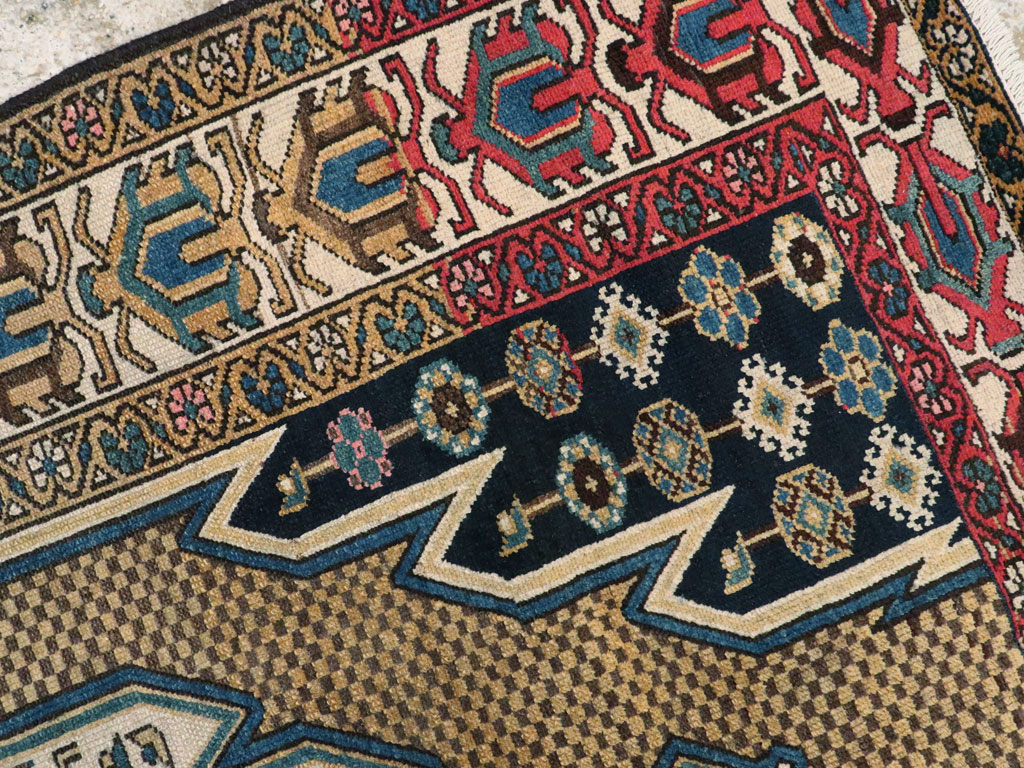 Antique Persian Malayer Rug, No.25585 - Gss