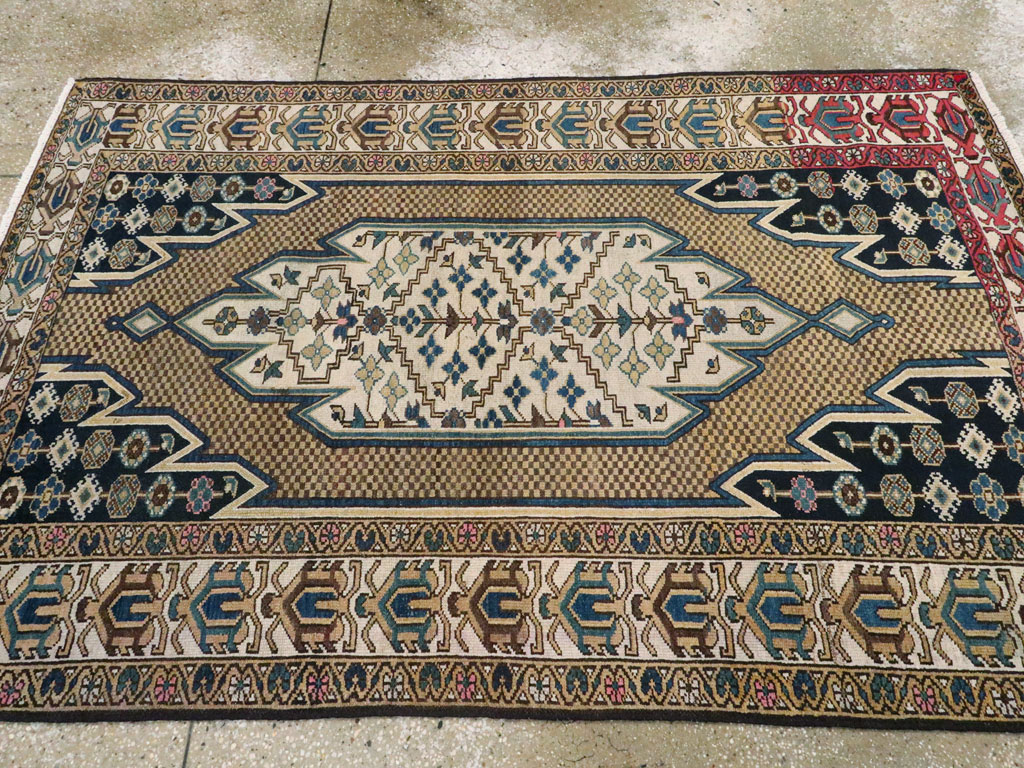 Antique Persian Malayer Rug, No.25585 - Gss