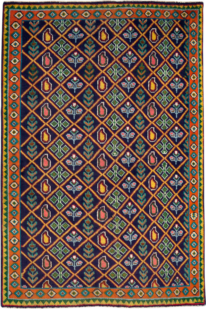 Vintage Persian Tabriz Rug (Pair: 1 of 2), No.25587 - Gss