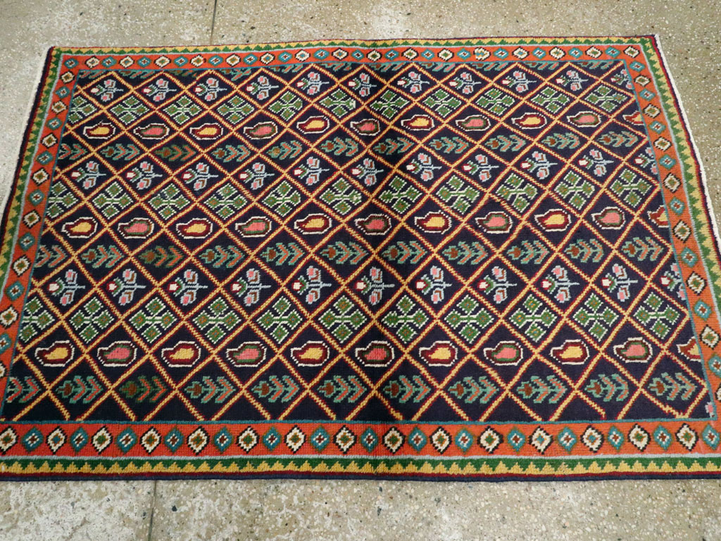 Vintage Persian Tabriz Rug (Pair: 1 of 2), No.25587 - Gss