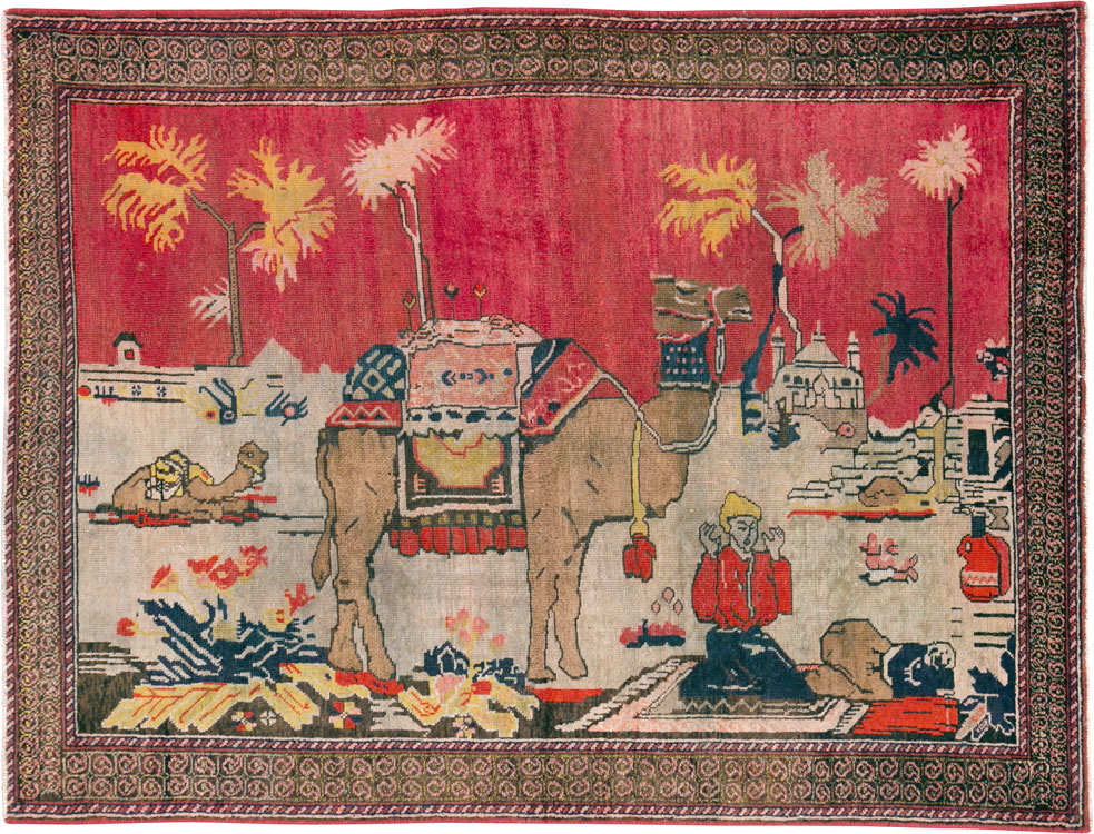 Vintage Baluch Rug, No.25591 - Gss
