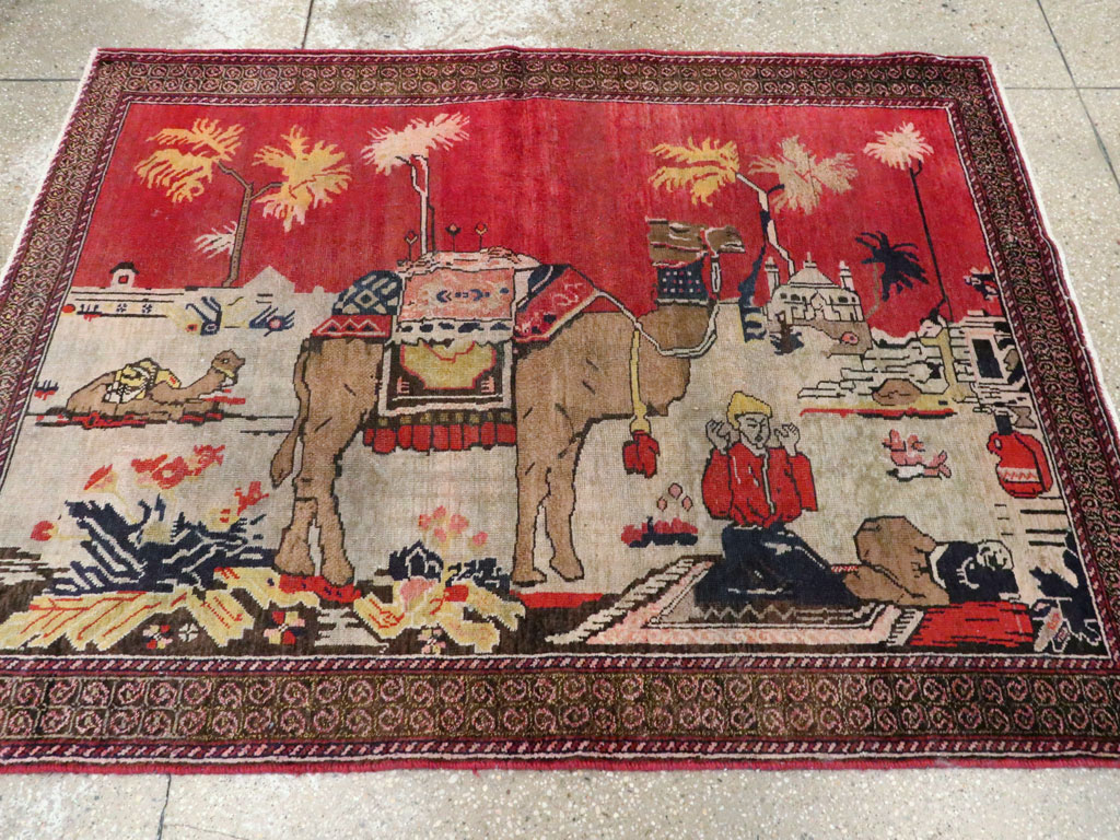 Vintage Baluch Rug, No.25591 - Gss