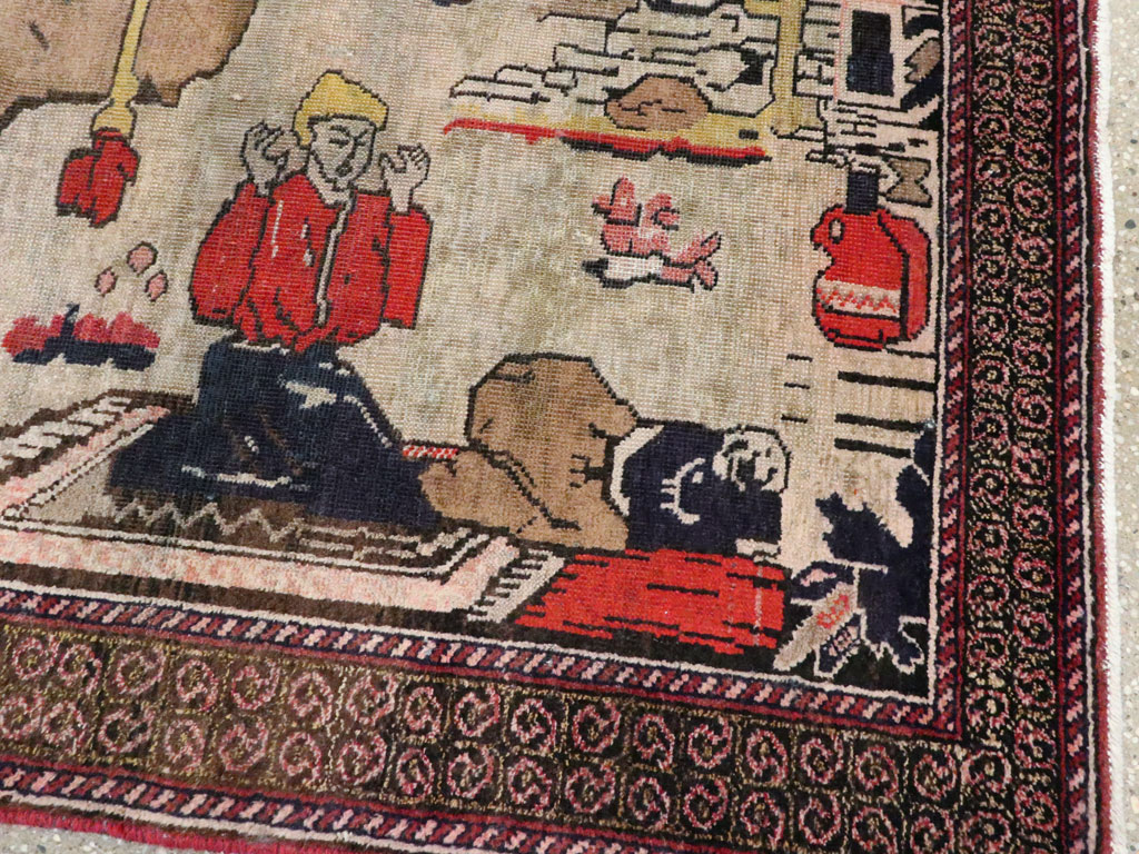 Vintage Baluch Rug, No.25591 - Gss