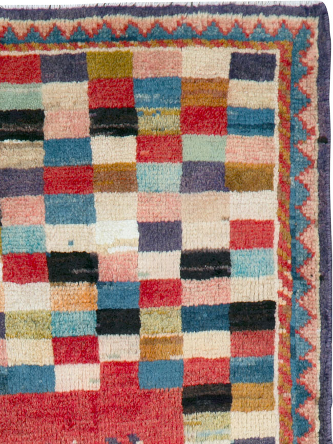 Vintage Pictorial Mahal Rug, No.25595 - Gss