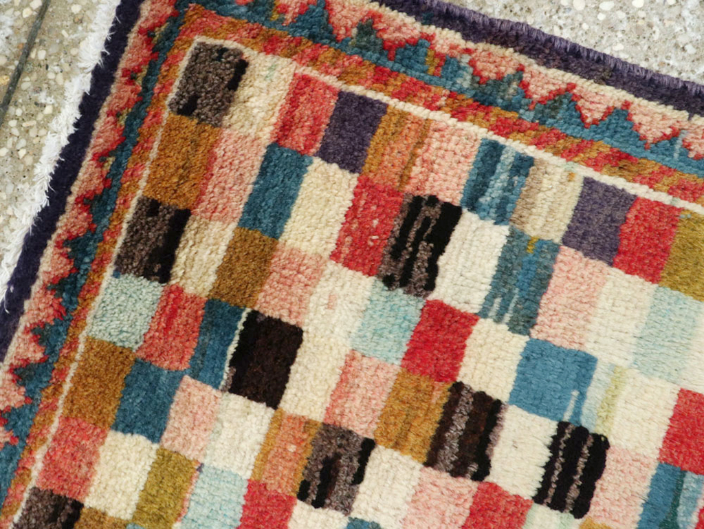 Vintage Pictorial Mahal Rug, No.25595 - Gss