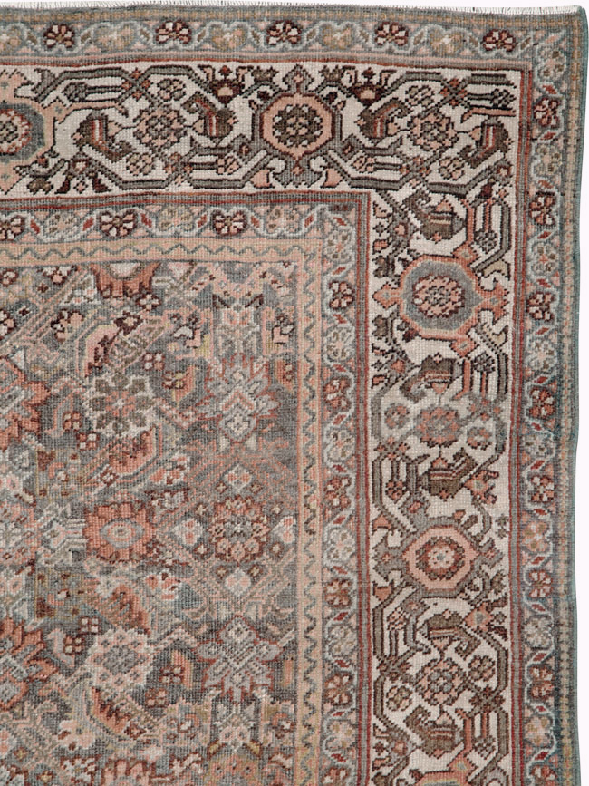 Antique Persian Mahal Gallery Carpet, No.25609 - Gss