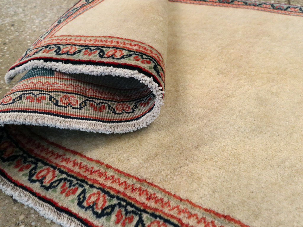 Antique Persian Kashan Pictorial Rug, No.25617 - Gss