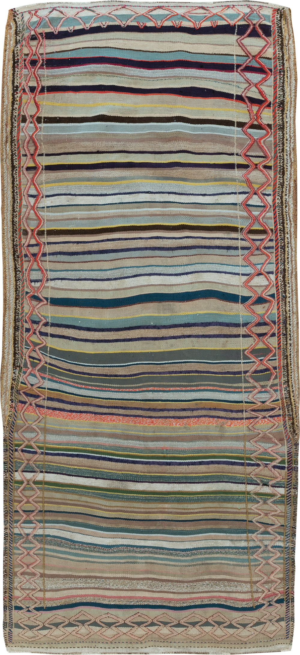 Vintage Persian Flatweave, No.25620 - Gss