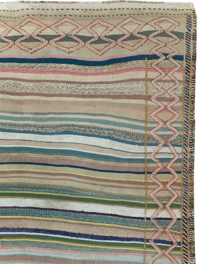 Vintage Persian Flatweave, No.25620 - Gss