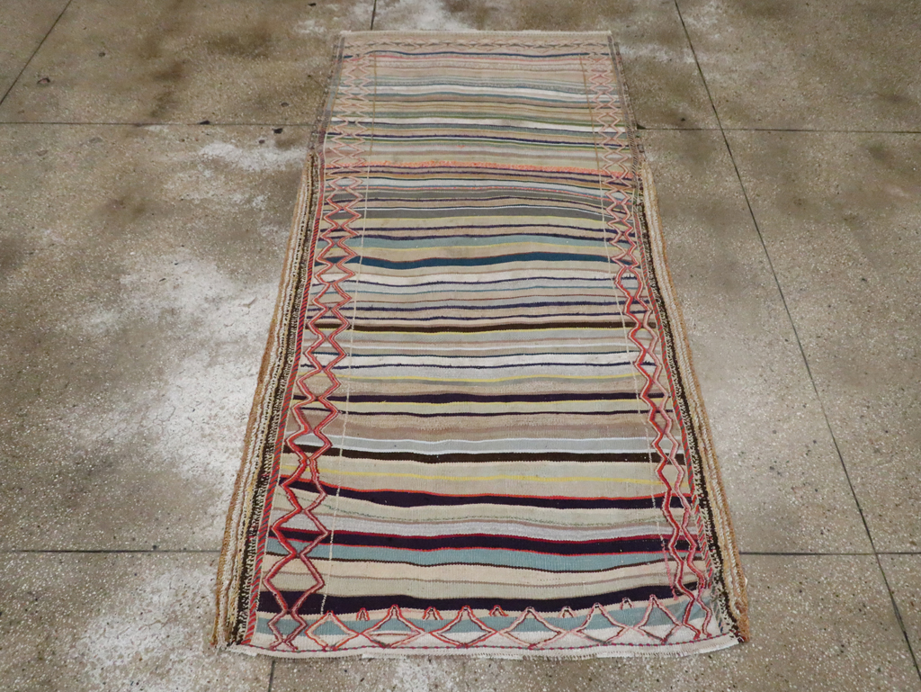 Vintage Persian Flatweave, No.25620 - Gss