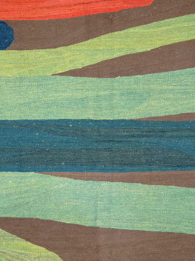 Modern Persian Kilim, No.25621 - Gss