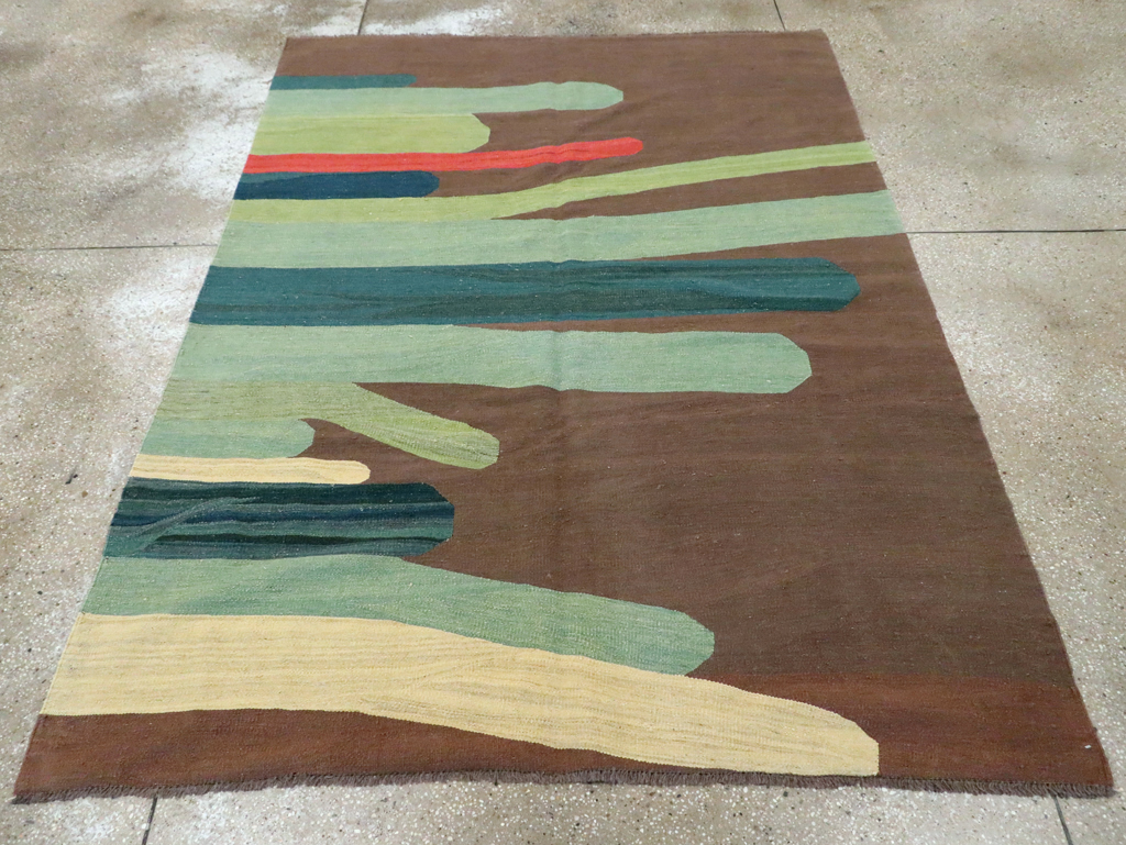 Modern Persian Kilim, No.25621 - Gss