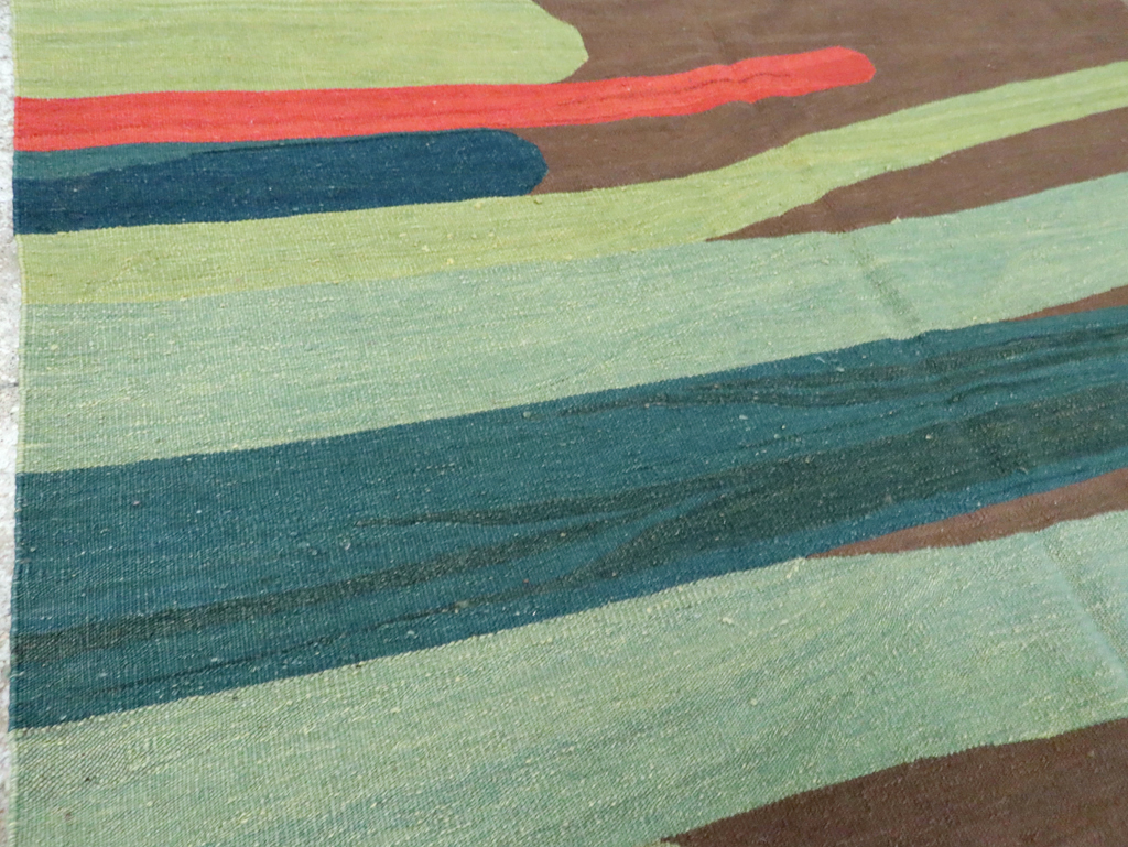 Modern Persian Kilim, No.25621 - Gss