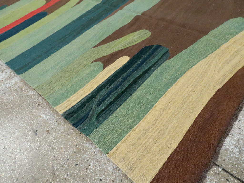 Modern Persian Kilim, No.25621 - Gss