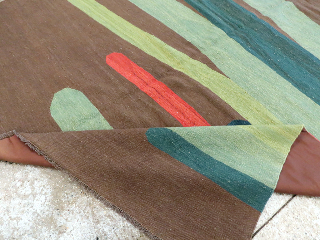 Modern Persian Kilim, No.25621 - Gss