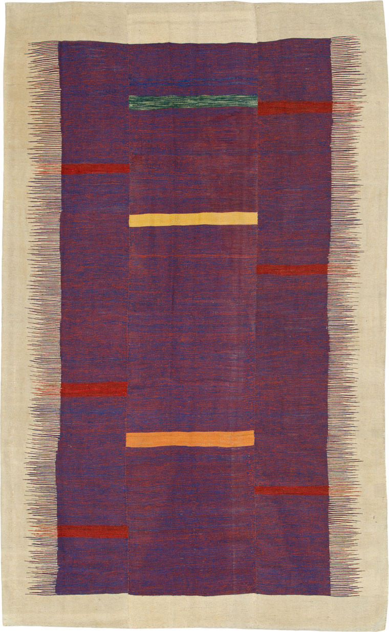 Modern Persian Flatweave, No.25623 - Gss