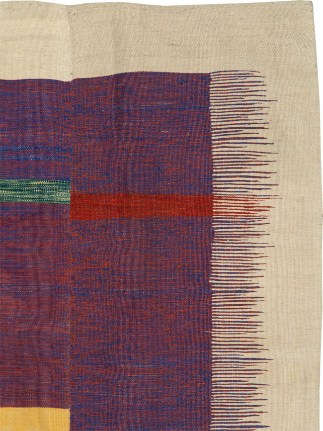 Modern Persian Flatweave, No.25623 - Gss