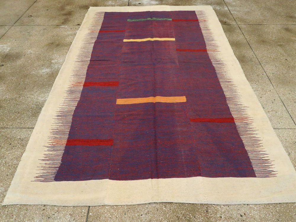 Modern Persian Flatweave, No.25623 - Gss