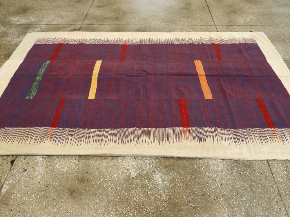 Modern Persian Flatweave, No.25623 - Gss