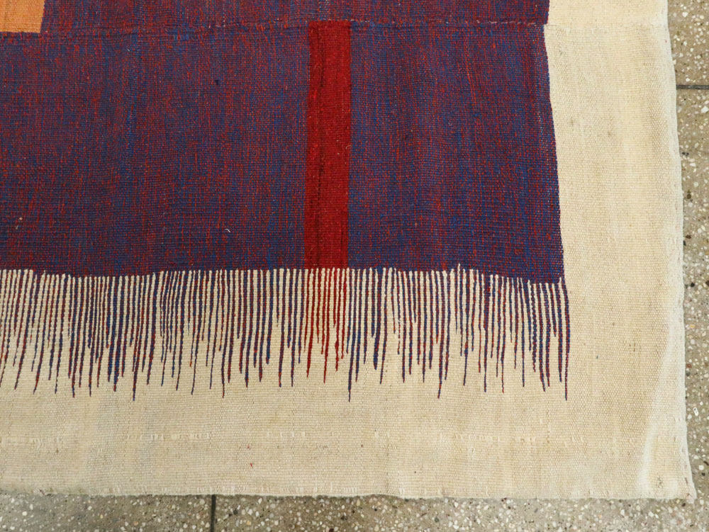Modern Persian Flatweave, No.25623 - Gss