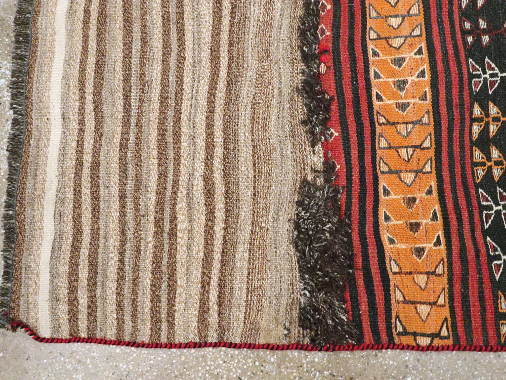 Vintage Persian Chaharmahal Bakhtiari Tacheh Flatweave Kilim , No.25628 - Gss