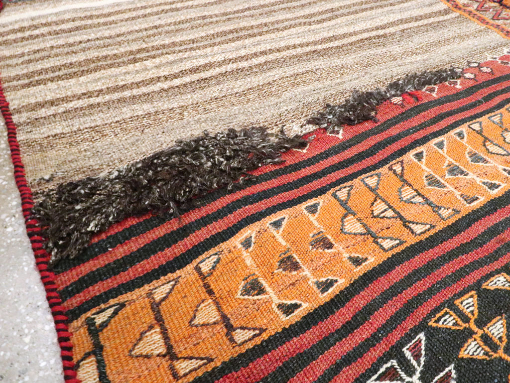 Vintage Persian Chaharmahal Bakhtiari Tacheh Flatweave Kilim , No.25628 - Gss