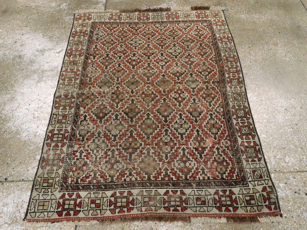 Antique Caucasian Kuba Rug, No.25655 - Gss