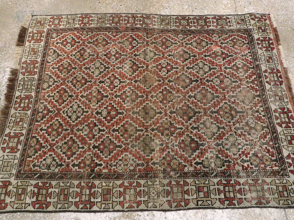 Antique Caucasian Kuba Rug, No.25655 - Gss
