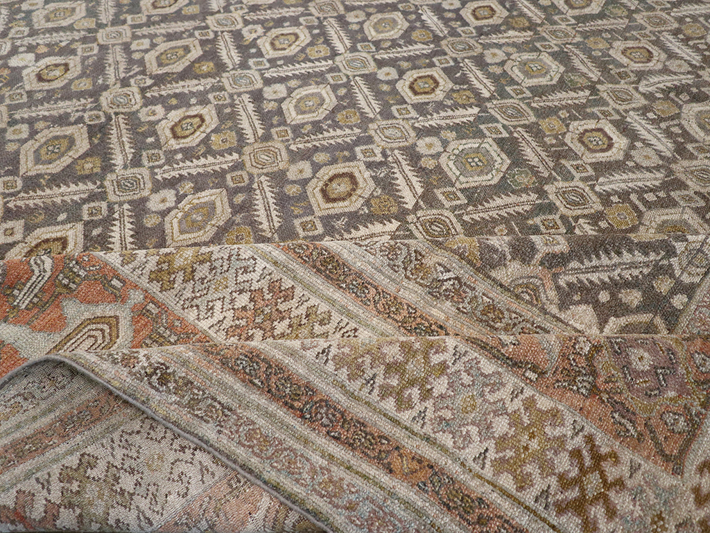 Antique Persian Bibikabad Large Square Carpet, No.25662 - Gss