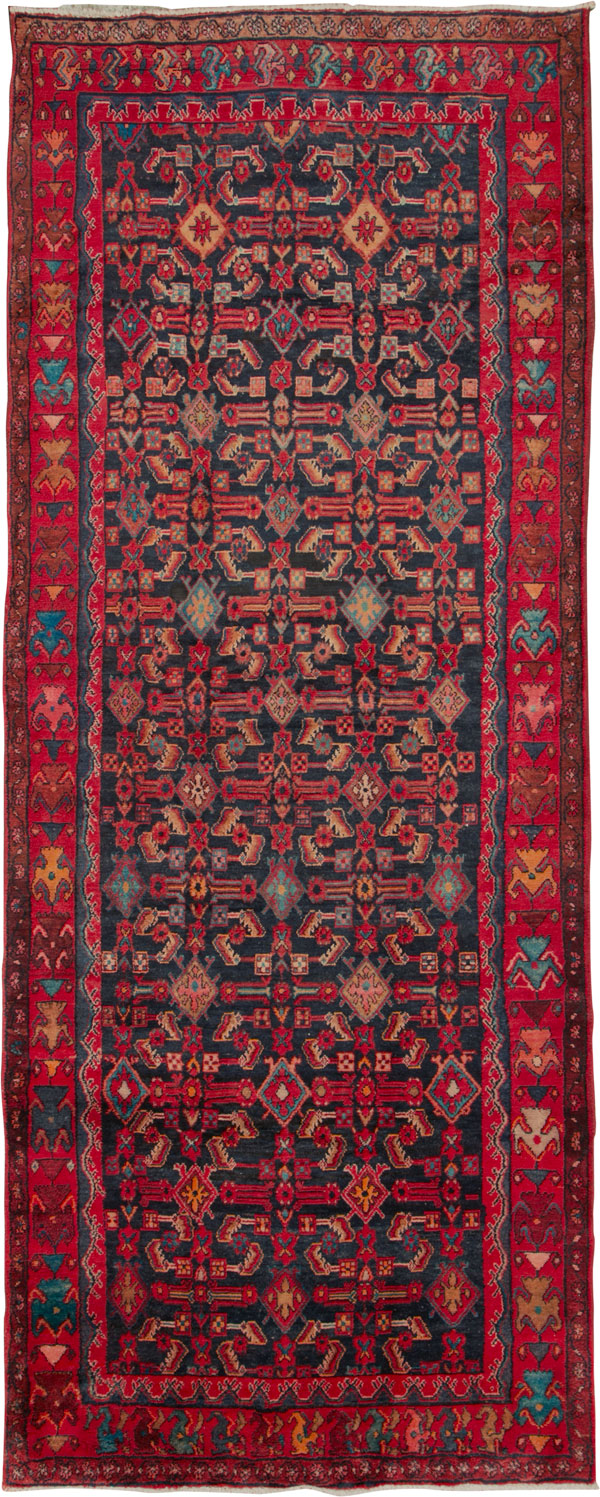 Vintage Persian Malayer Gallery Rug, No.25683 - Gss