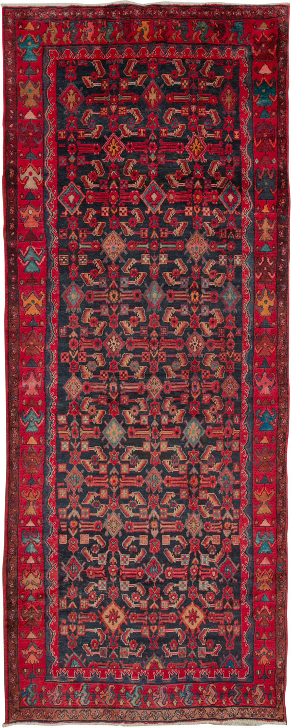 Vintage Persian Malayer Gallery Rug, No.25683 - Gss
