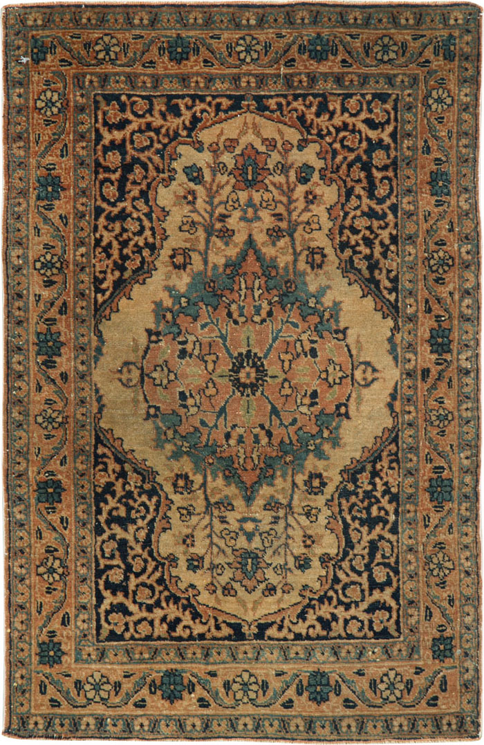 Antique Persian Tabriz Hagi Jalili Rug, No.25684 - Gss