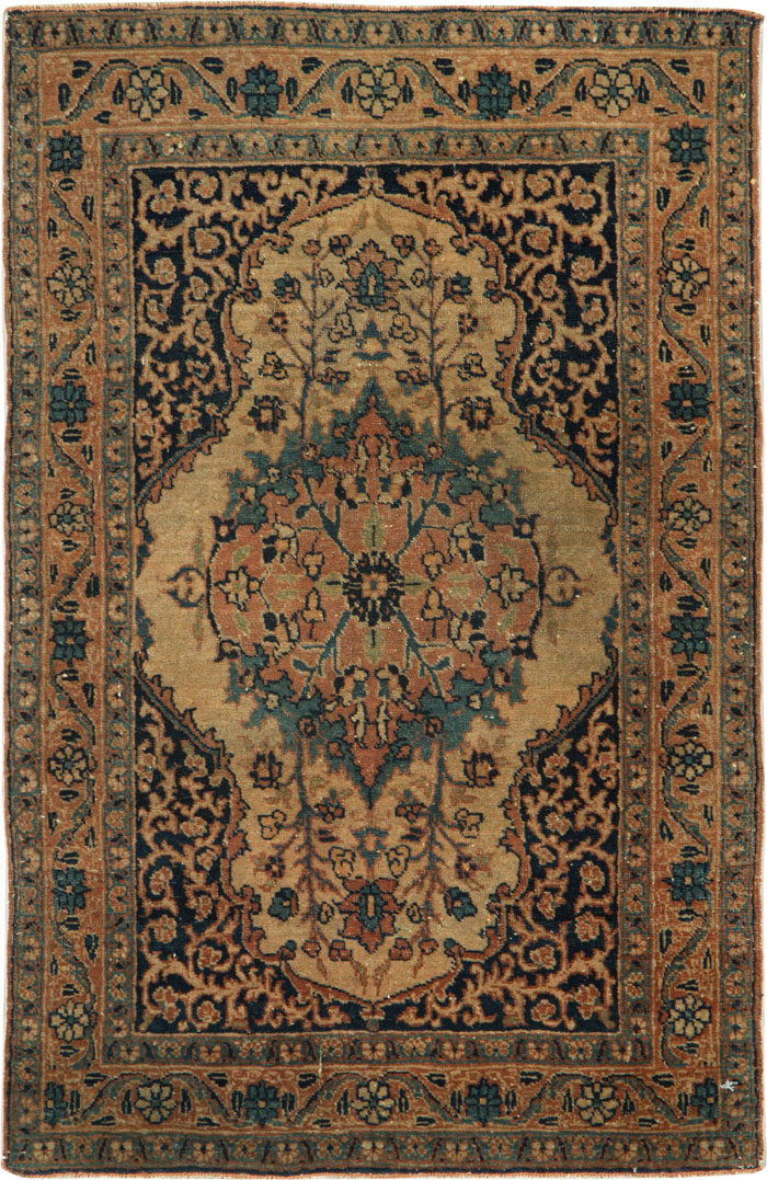 Antique Tabriz Hagi Jalili Rug, No.25684 - Gss