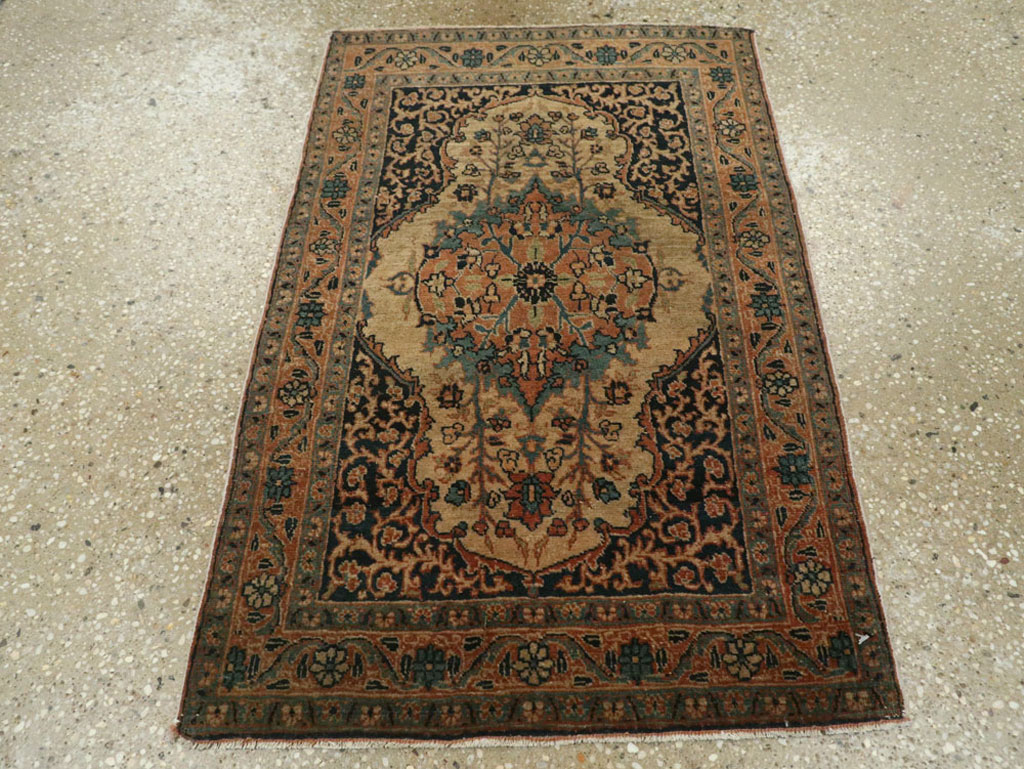 Antique Persian Tabriz Hagi Jalili Rug, No.25684 - Gss