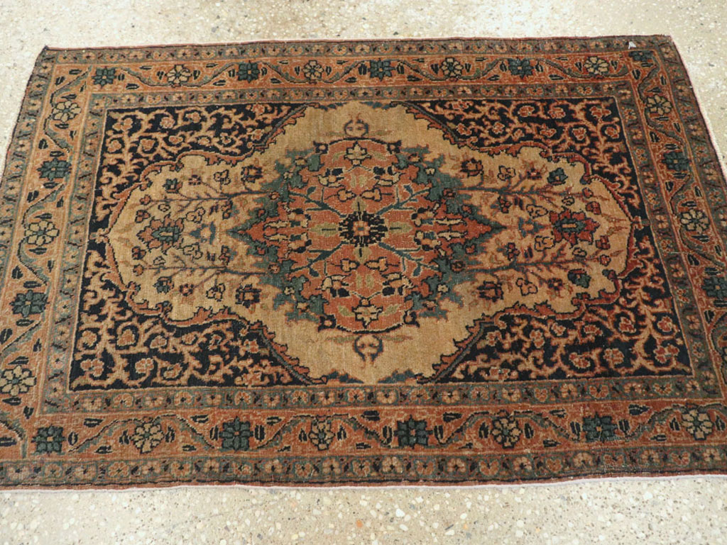 Antique Persian Tabriz Hagi Jalili Rug, No.25684 - Gss