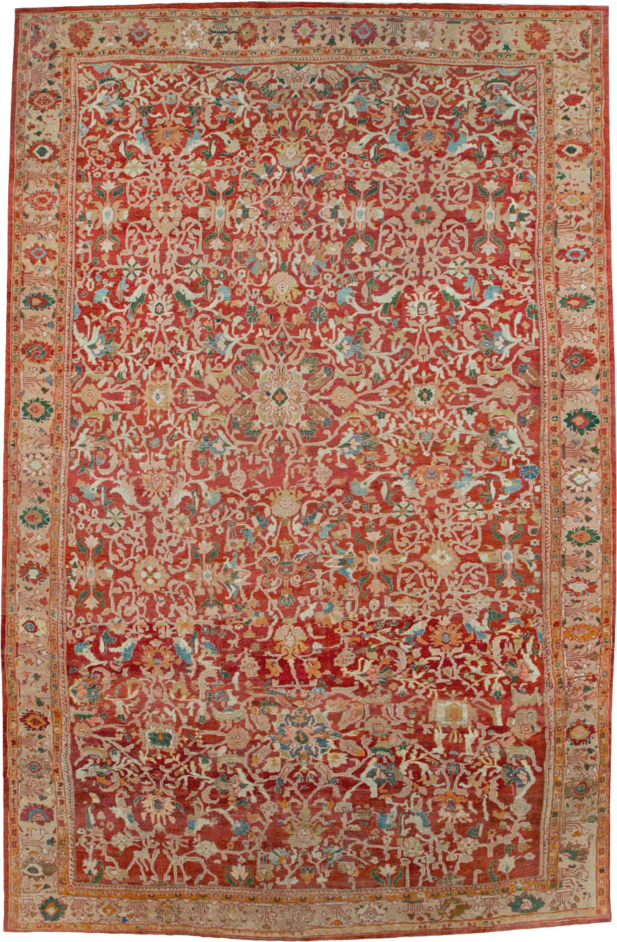 Antique Persian Mahal Carpet, No.25685 - Gss