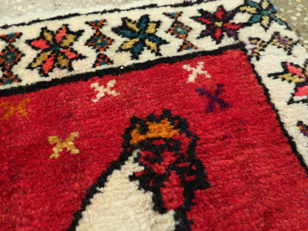 Vintage Persian Kurdish Rug, No.25687 - Gss