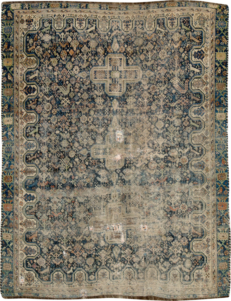 Antique Persian Afshar Rug, No.25690 - Gss