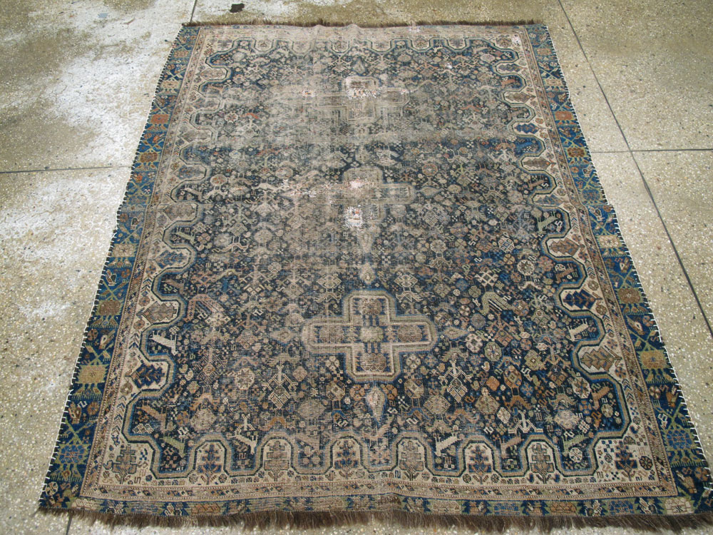 Antique Persian Afshar Rug, No.25690 - Gss