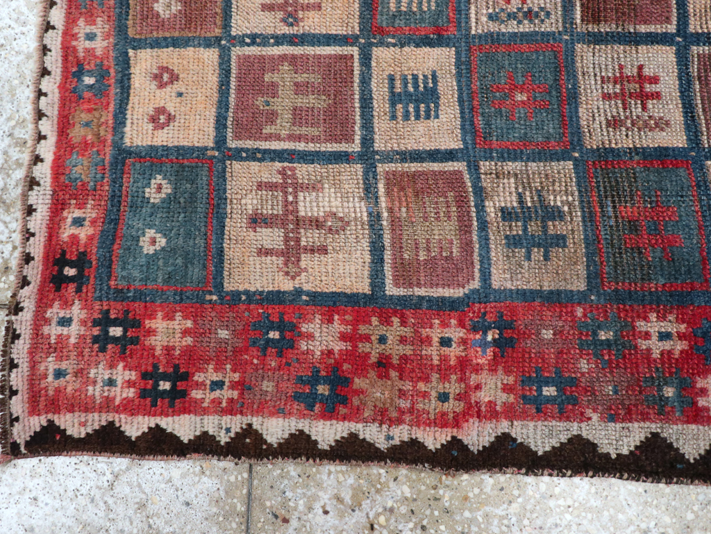 Vintage Persian Gabbeh Throw Rug, No.25693 - Gss