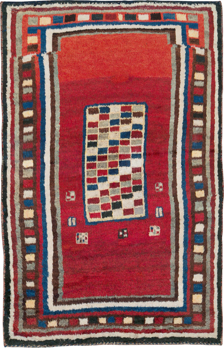 Vintage Persian Gabbeh Rug, No.25694 - Gss
