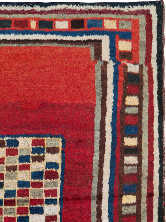 Vintage Persian Gabbeh Rug, No.25694 - Gss