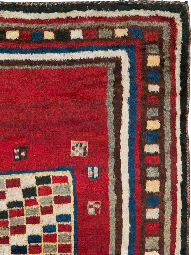 Vintage Persian Gabbeh Rug, No.25694 - Gss