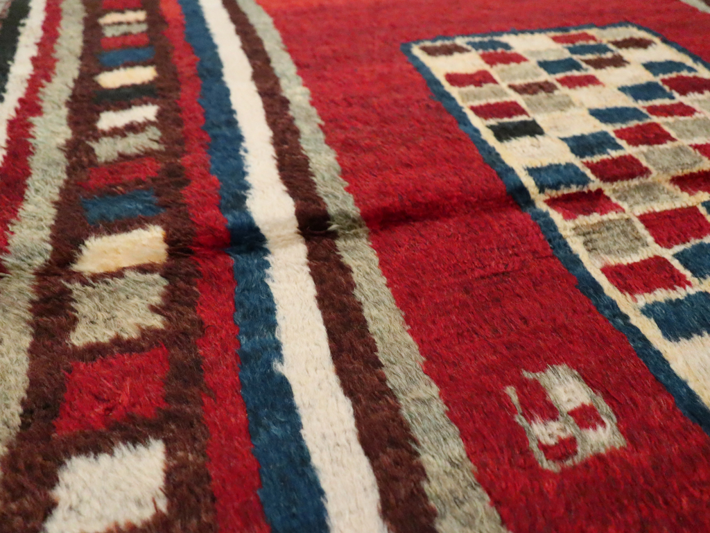 Vintage Persian Gabbeh Rug, No.25694 - Gss